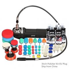 3Inch RO Polisher Kit with Wax-CN-EU Plug