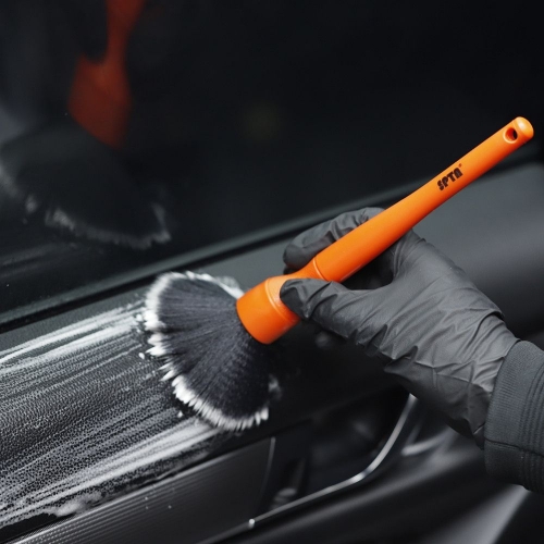 Ultra Soft Detailing Brush, Car Detail Brush, Orange Handle XL Synthetic  Brush - Ultra Soft Bristles, Comes with Storage Rack, Covers Large Area
