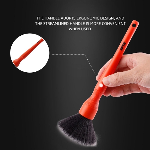 Wheel Brush, Microfiber Wheel Cleaner Brush For Wheel And Rim Detailing  Cleaning, No Scratching Ultra-soft Detailing Brush