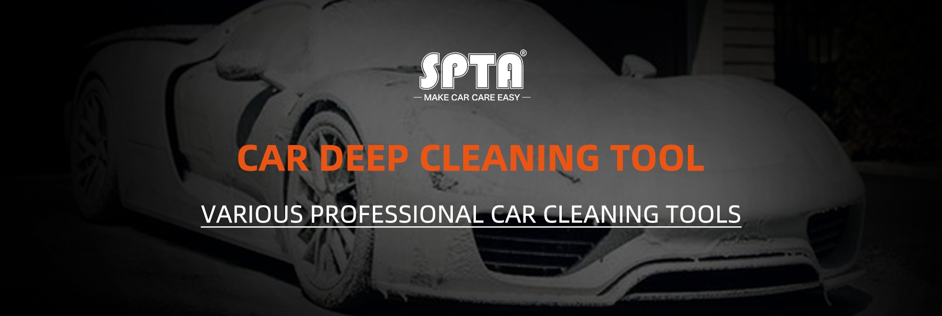 SPTA Car Engine Cleaning Gun Car Cleaning Washing Spray Gun High Pressure  Washer Potable interior & Exterior Deep Cleaning Tool