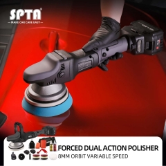 SPTA 3 Inch 10mm/700W 6 Variable Speed Orbital Polisher DA Car Polisher  Orbit Dual Action Polisher